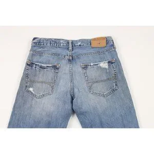 Hollister Jeans Vintage Hollister Mens 3x32 Thrashed Button